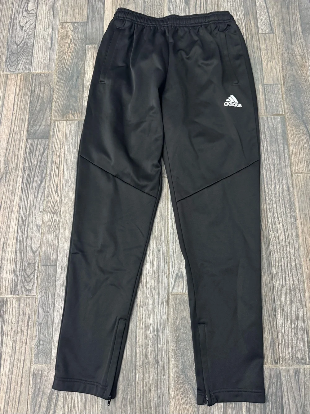 Adidas Mens Aeroready ankle zip joggers - size small